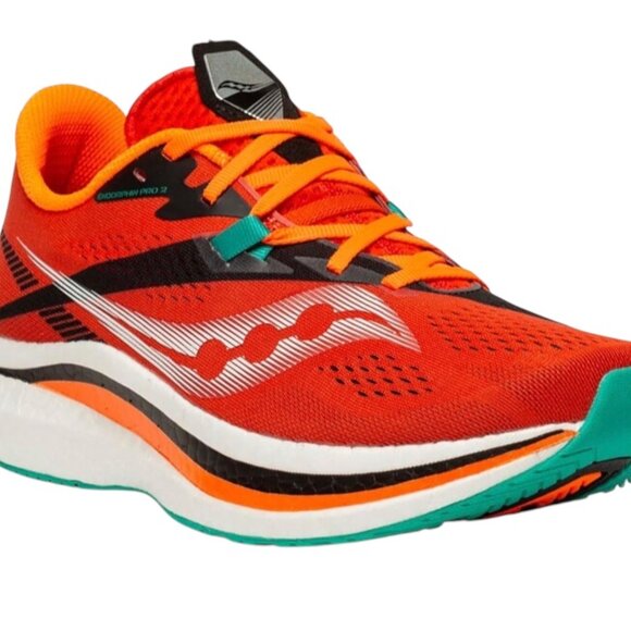 Saucony Endorphin Pro 2 Mens Running Shoes Size 11.5 Red/Black (NEW) S20687-20 main image 4